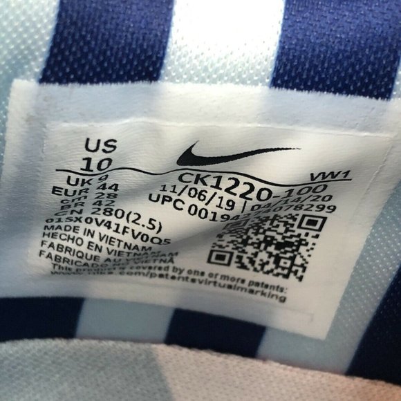 NIKE Air Max 97 G NRG U "Winged Foot" Men's Size 10 White Golf Shoes/Cleats New - Picture 10 of 11